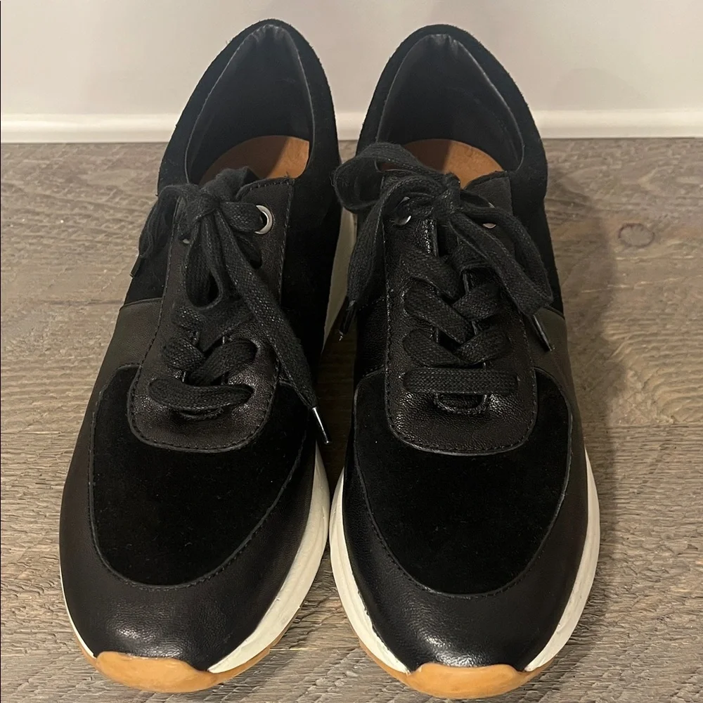 Patricia Nash Women's Milano Sneakers Black Suede/Leather Size 9 - Picture 7 of 8